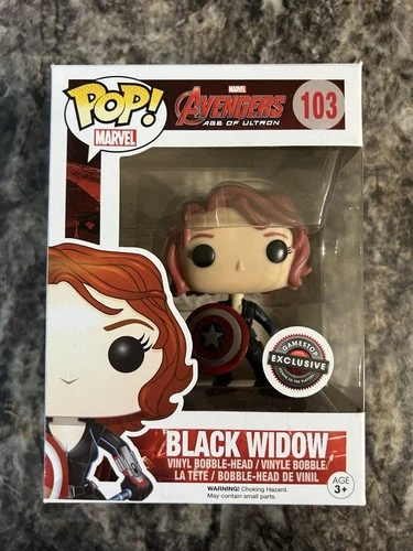 Funko POP! Black Widow 103 GameStop Exclusive Marvel Avengers Age Of Ultron NEW