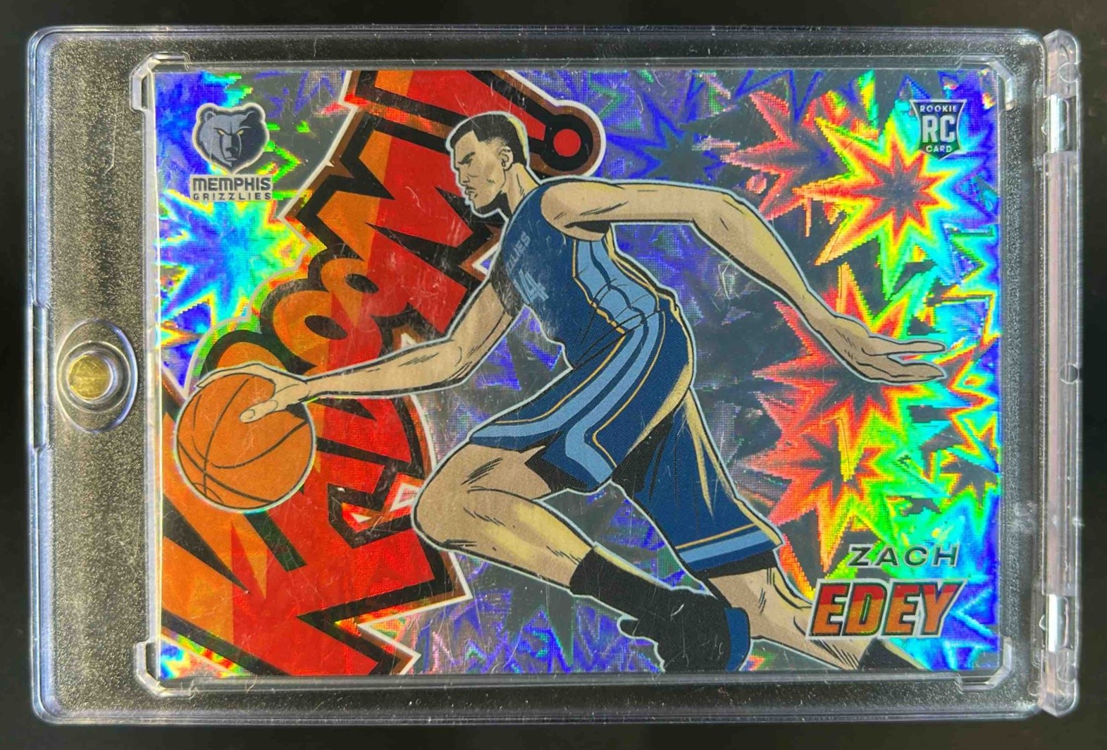 2024-25 Panini Revolution Zach Edey Kaboom-Horizontal SSP RC #20 Grizzlies