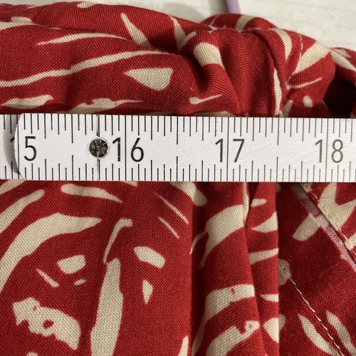 THML Women’s Red Dress Size M – Blue Trim, Short Sleeve, Casual Shift, NWT - Picture 12 of 13