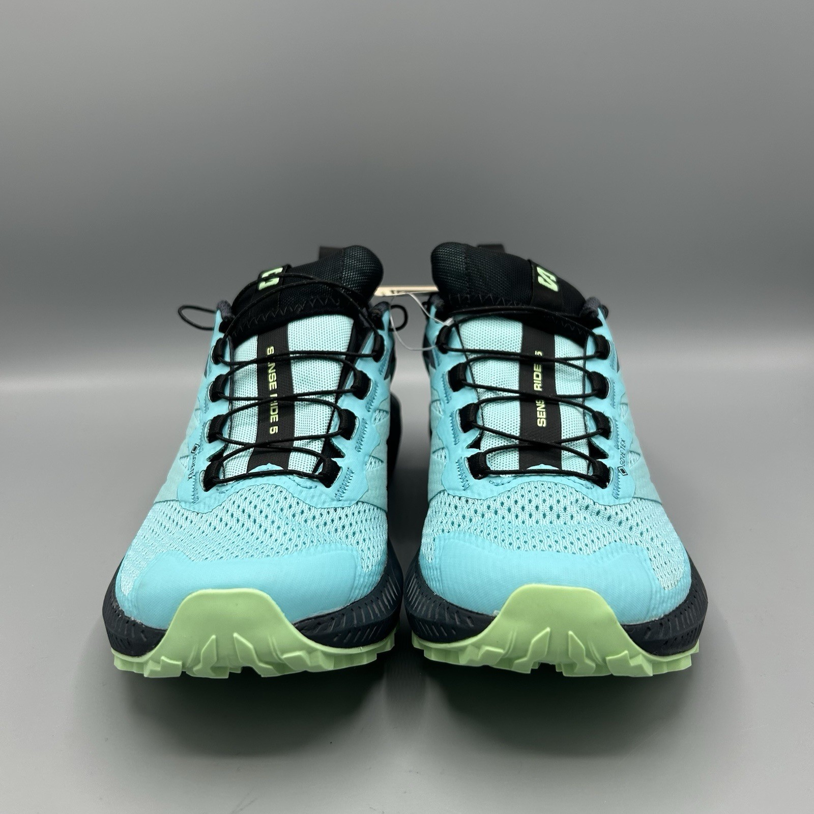 Scarpe da trail running Salomon Sense Ride 5 blu acqua nere GoreTex UK 4 EU 36 5