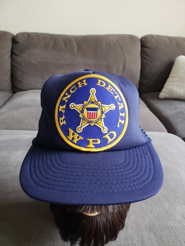 Vintage Secret Service Snapback Trucker Hat RANCH DISTRICT WPD - REAGAN'S RANCH