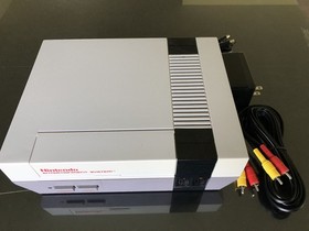 NINTENDO NES Console System Bundle Games Super Mario 1 2 3 Polished Original PIN