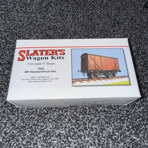 Slaters 7064 Spur O BR 12 Tonnen Standard/Obstwagen Bausatz | Zustand: New