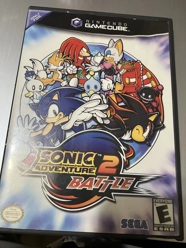 Authentic & Tested Sonic Adventure 2 Battle For GameCube, No Manual, Works, Read