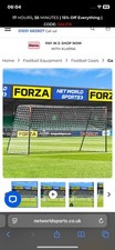 FORZA Steel42 Football Goal | Heavy-Duty Galvanised Steel Frame & Net