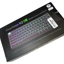 Keychron K2 HE 75 Custom Wireless RGB Mechanical Keyboard - New / Open Box