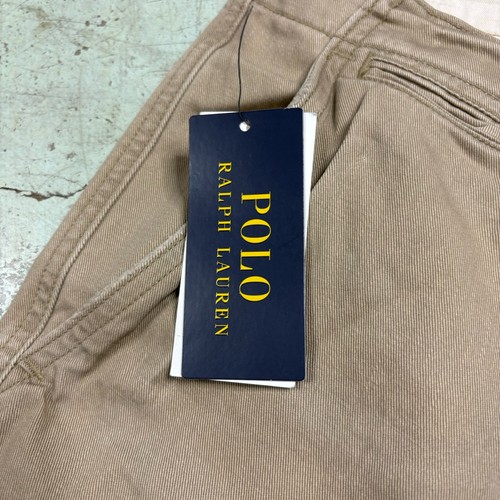 NEW Polo Ralph Lauren Mens 36x38 Classic Fit Distressed Repaired Khaki Pants - Picture 9 of 17