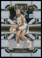 Jaelyn Brown Rookie RC 2024 Panini Select WNBA #4 Prizms Silver Dallas Wings