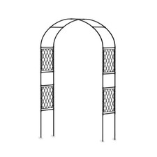 Metal Garden Arbor, Garden Arch Trellis for Climbing Plants, Decorative Archw...