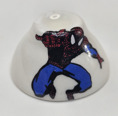 Vintage Spider Man Marble set Toy Comic Game Card w/Stand - Picture 8 of 12