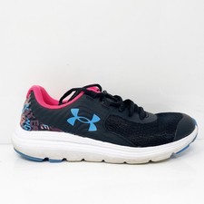 Under Armour Boys Outhustle Print 3025061-003 Black Running Shoes Sneakers 5.5Y