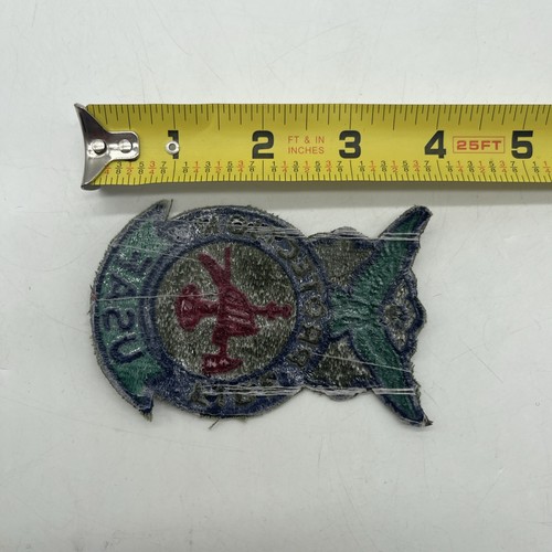 Parche insignia Eagle de protección contra incendios de la Fuerza Aérea de los Estados Unidos USAF 2,5”x4” tenue - Imagen 3 de 4