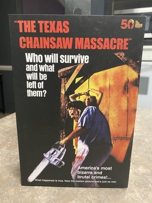 NECA  7  Ultimate TCM Texas Chainsaw Massacre 50th Anniv. Leatherface Figure New