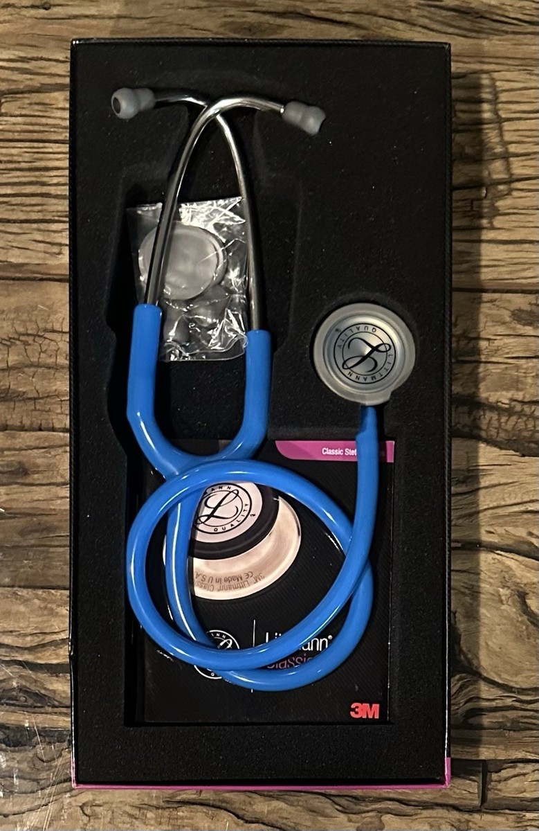 NEW 3M Littmann Classic III Stethoscope Dual Head Blue Tube 27