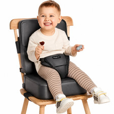HOMEAL Booster Seat for Kitchen Chair, Breathable Toddler Booster Seat for Dinin