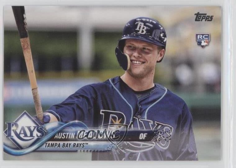 2018 Topps Update Image Variation SP (Smiling Blue Jersey) Austin Meadows m5w