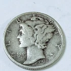 1937 S MERCURY DIME *90% SILVER, Circulated Coin, Free Shipping #6759