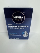 2 PACK NIVEA Men Maximum Hydration Moisturizing Post Shave Balm - 3.3 oz