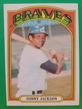1972 Topps - Sonny Jackson #587 Atlanta Braves EX+
