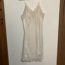 Komar Vintage Women's Slip Ivory Lace Trim Adjustable Straps Medium