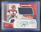 2020 Panini Rookies & Stars Joe Burrow Freshman Orientation RC Jersey Auto #/75