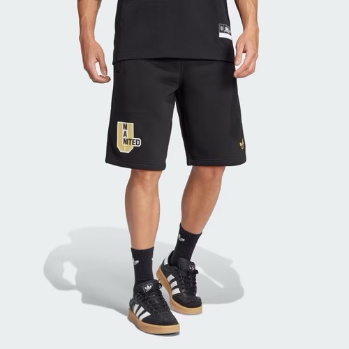 Adidas Originals Manchester United VRCT Trikot Travel Shorts US College schwarz XL