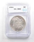 1878-S Morgan Silver Dollar MS62 ICG *6318