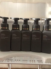 5 New LEATHER & BRANDY BATH & BODY WORKS GENTLE FOAMING HAND SOAP WASH