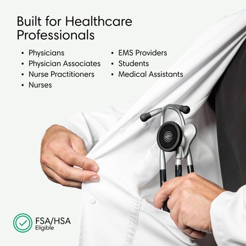 CORE 500™ Digital Stethoscope — 40x Amplification, Active Noise Cancellation,... - Bild 6 von 9