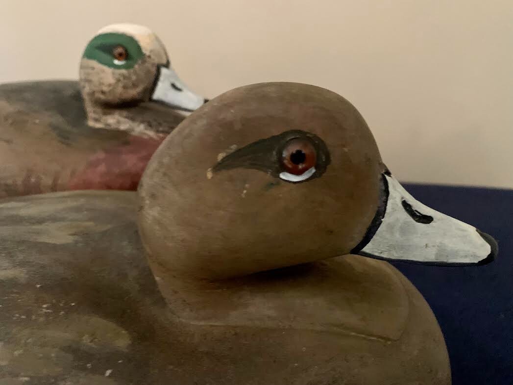 VINTAGE HUNTING DUCK DECOY PAIR**Wildfowler****Factory eBay