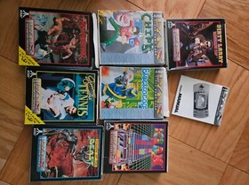 Atari Lynx PAG-0401 Handheld Console System Gray w box VG/NM W. Extras