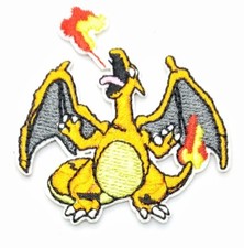 CHARIZARD PATCH Pokemon 006 Fire Iron On Embroidery Embroidered Toon Anime