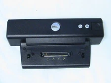 1 USED DELL PR01X DOCKING STATION PORT REPLICATOR WITH PA-10 POWER ADAPTER