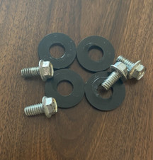 Set Of 4 Orginal Herman Miller Eames Fiberglass Shell Chair Screws Bolts