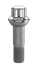 OEM Mercedes Lug Bolt M14x1.5x45, R14 Ball Seat, Hex 17, Stainless Cp, Set of 20