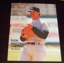 DON MATTINGLY ( YANKEES) PHOTO CARD