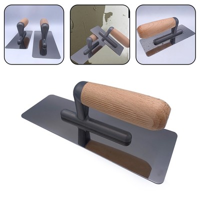 Ergonomic handle smooth and even application flat drywall trowel for stucco