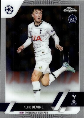 Alfie Devine - Rookie - Topps Chrome UCC 2022/23