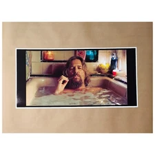 The Big Lebowski Movie Scene Print Poster 12" X 24" Bathtub Joint Doobie Smoke