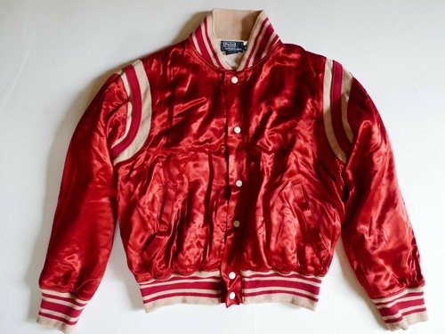 Polo Ralph Lauren Satin Jacket Varsity 