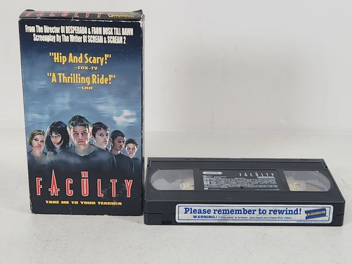 The Faculty VHS - 90er Thriller Horror - Ex Blockbuster Videoverleih