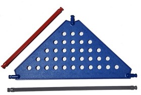 8 KNEX Large Blue Triangle Panels Plates 7.5" Replacement Parts Pieces K'NEX