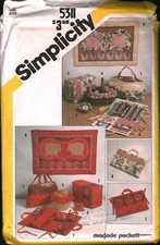 5311 Simplicity Pattern Home Decor String Quilted Sewing Accessories Wall