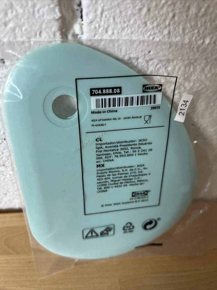 Espátula de silicona raspador cuenco IKEA LATTBAKAD LÄTTBAKAD AZUL CLARO 704.888.08 NUEVO EN PAQUETE Foto 3 de 4