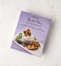 ⚡️ 2-Pack Trader Joe's Fig & Olive Savory Sweet Cracker Crisps FREE SHIP ❤️