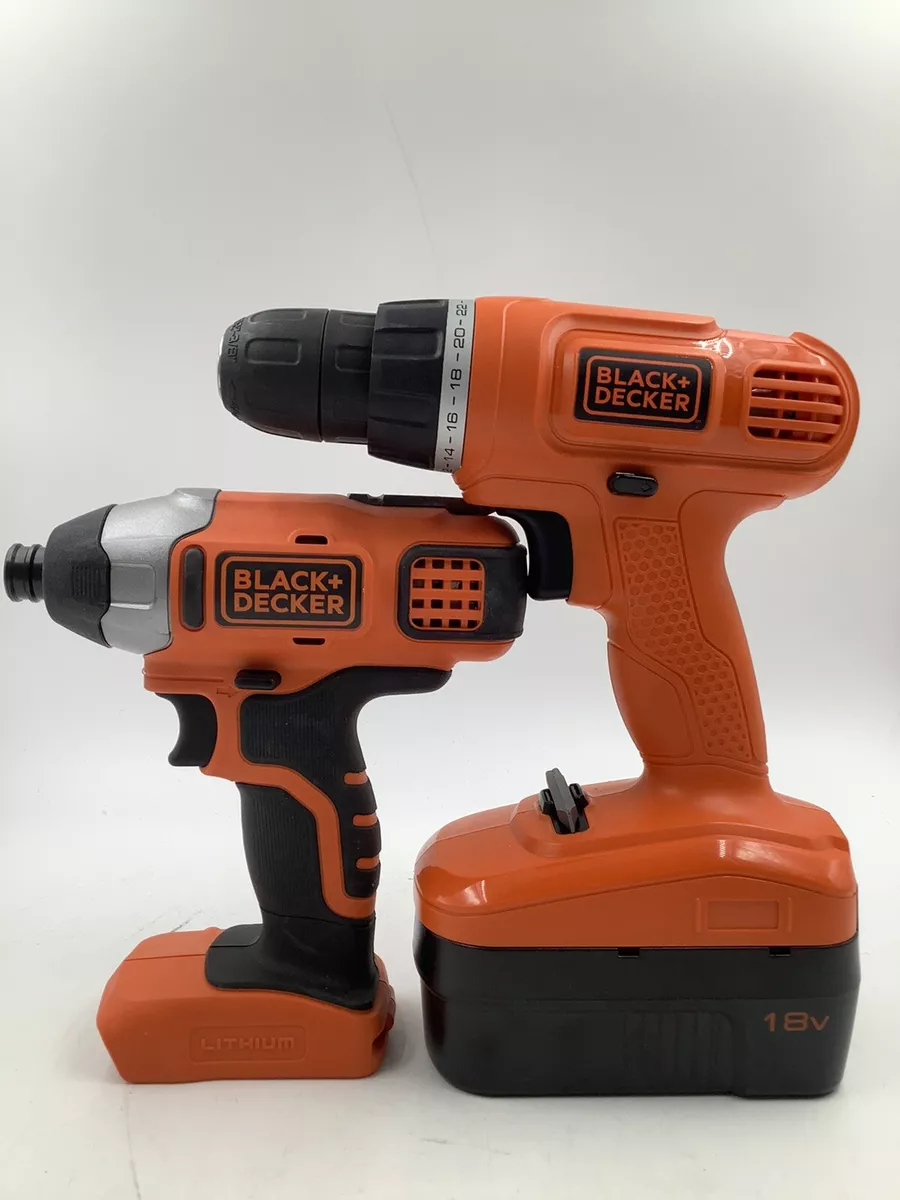 BLACK+DECKER BDCI202 20V Lithium Ion Cordless Impact Driver & Cordless Drill  885911343152