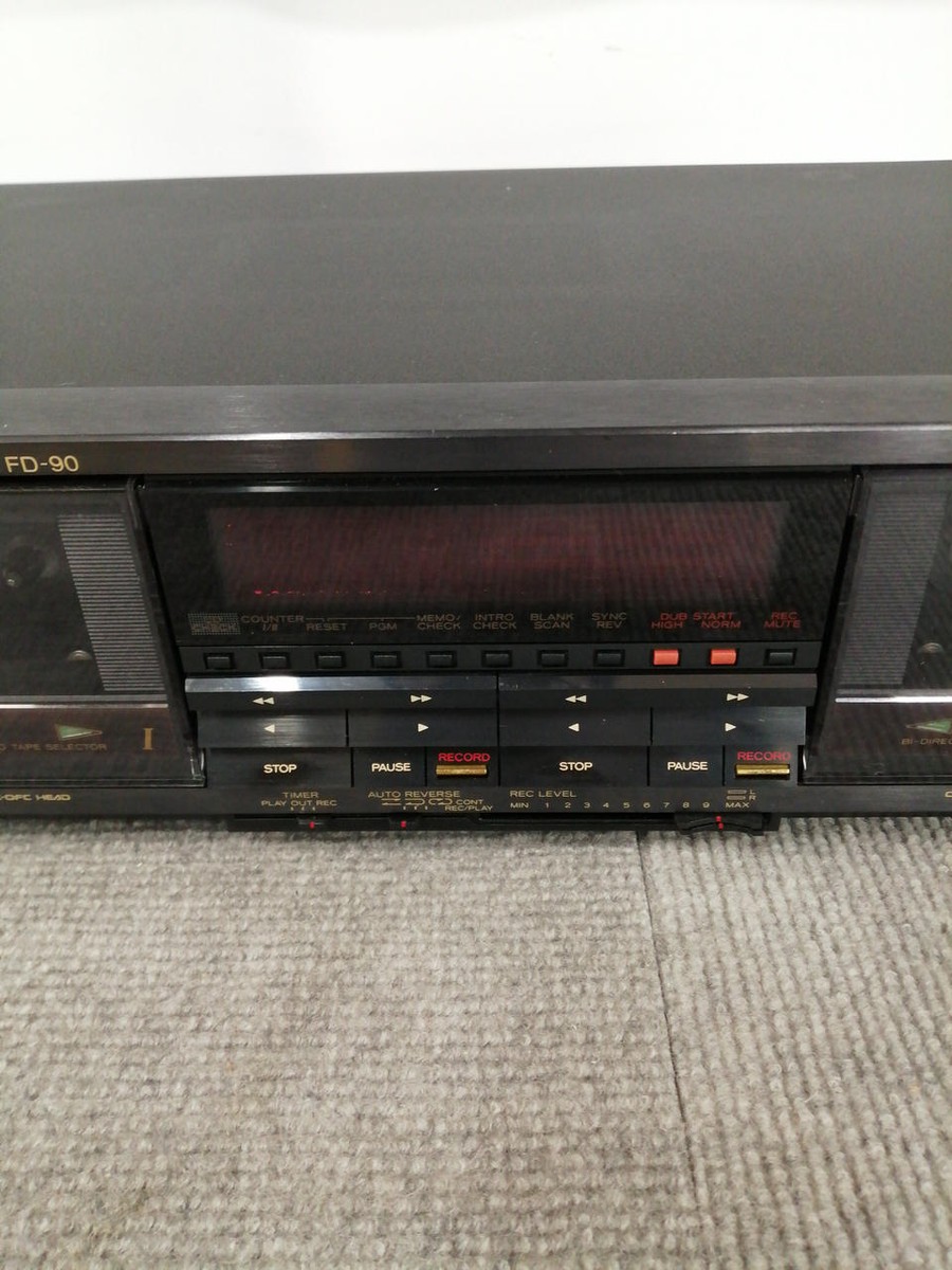 TOA FD-90 Stereo Double Casette Deck Good Condition Used | eBay