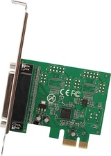 1 Port Parallel DB25 LPT Printer Pcie X1 with Low Bracket, Support SPP / PS2 / E