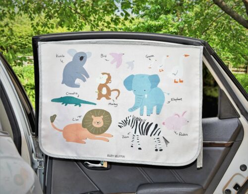 Magnetic Car Sun Shade Curtain, UV UPF 50+ Protection, Baby, Universal AU - Picture 3 of 15