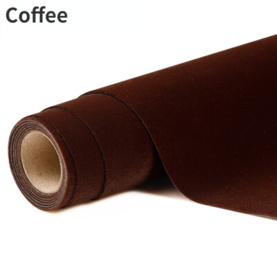 Self Adhesive Velvet Fabric Sticker DIY for Car Interior Decor Jewelry Case 